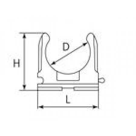 КВТ Крепеж-клипса 25 (мин партия 100 шт.) 43526 KVT КВТ Крепеж-клипса 25 (мин партия 100 шт.) 43526 KVT