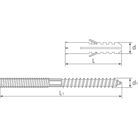 КВТ Комплект «шпилька–дюбель» М10*80/12*60 (мин партия 50 шт.) 60049 KVT КВТ Комплект «шпилька–дюбель» М10*80/12*60 (мин партия 50 шт.) 60049 KVT