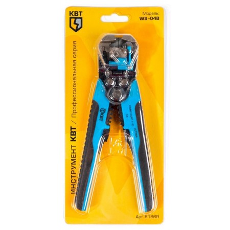 КВТ Инструмент для снятия изоляции WS-04B 61669 KVT КВТ Инструмент для снятия изоляции WS-04B 61669 KVT