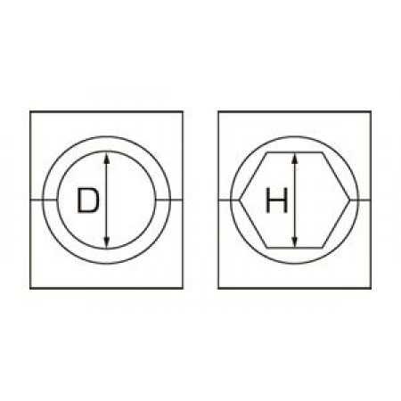 КВТ Матрица для алюм. зажима шестигр. МШ-30,3-А/100т 61720 KVT КВТ Матрица для алюм. зажима шестигр. МШ-30,3-А/100т 61720 KVT