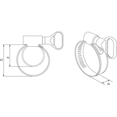 КВТ Хомут червячный PLB-9(22-35)/W2 (мин партия 50 шт.) 69004 KVT КВТ Хомут червячный PLB-9(22-35)/W2 (мин партия 50 шт.) 69004 KVT