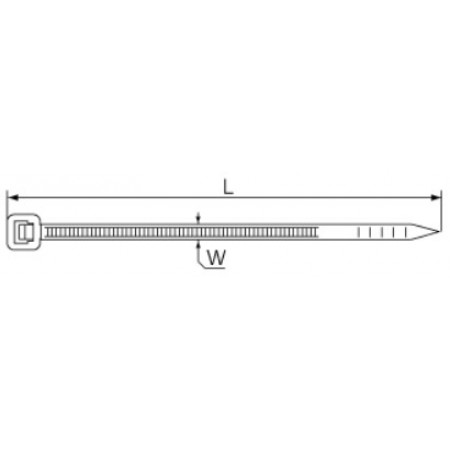 КВТ Стяжка нейлоновая КСС «Grizzly» 5х400 78827 (цена за уп.) KVT КВТ Стяжка нейлоновая КСС «Grizzly» 5х400 78827 (цена за уп.) KVT