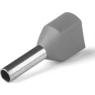 КВТ Наконечник штыревой втулочный двойной НШВИ(2) 0.75-10 (мин партия 500 шт.) 66970 / 79463 KVT