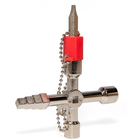 КВТ Ключ для электрошкафов с 5 профилями и битой «крест/шлиц» КЭШ-5М 84624 KVT КВТ Ключ для электрошкафов с 5 профилями и битой «крест/шлиц» КЭШ-5М 84624 KVT